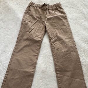 Old Navy  Built In Flex Pants Boys XL 14-16 Khaki Elastic Waist